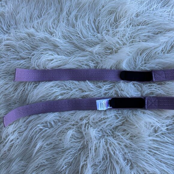 Gymshark Silicone Lifting Straps Purple One Size - Picture 7 of 10